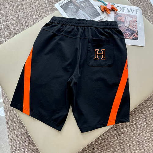 [홍콩명품.Hermes] 에르메스 24SS H로고 자수 쇼츠 반바지 (블랙), BM13585, JS, 홍콩명품의류,구매대행,온라인명품