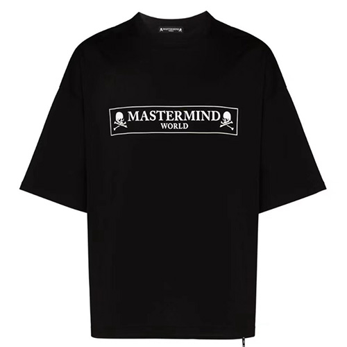 [홍콩명품.MASTERMIND] 마스터마인드 24SS 로고 스컬 프린트 반팔 티셔츠 (블랙), BM14203, JU, 홍콩명품의류,구매대행,온라인명품