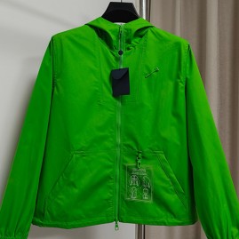 [홍콩명품.LOUIS VUITTON] 루이비통 24SS 로고 후드 바람막이 자켓 (그린), BM14213, JU, 홍콩명품의류,구매대행,온라인명품