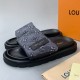 [홍콩명품.LOUIS VUITTON] 루이비통 24SS 로고 모노그램 샌들 슬리퍼 (그레이-블랙), SE3200, PMD, 명품스니커즈,운동화,구두,로퍼,하이탑,신발