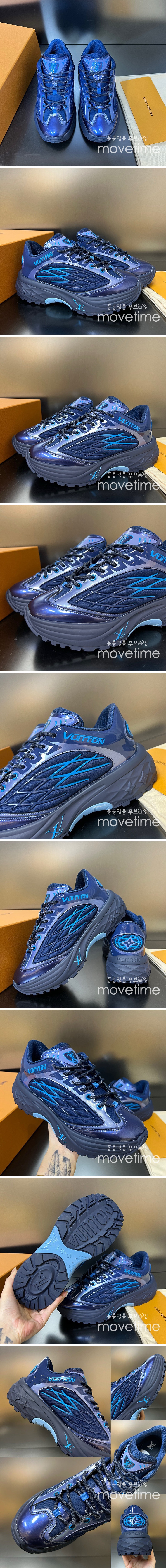 [홍콩명품.LOUIS VUITTON] 루이비통 24SS 로고 RUNNER TATIC 스니커즈 운동화 (블루), SE3284, S3, 명품스니커즈,운동화,구두,로퍼,하이탑,신발