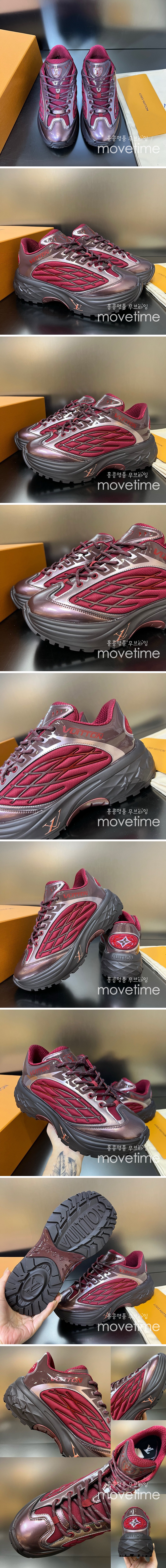 [홍콩명품.LOUIS VUITTON] 루이비통 24SS 로고 RUNNER TATIC 스니커즈 운동화 (레드), SE3285, S3, 명품스니커즈,운동화,구두,로퍼,하이탑,신발