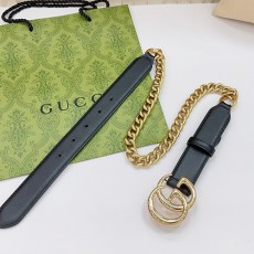 [홍콩명품.Gucci] 구찌 24SS 로고 여성 레더 가죽 골드 벨트 (금장-블랙), BT1244, 3.0cm, X1, 명품레플리카,인터넷쇼핑몰,남자명품,해외직구