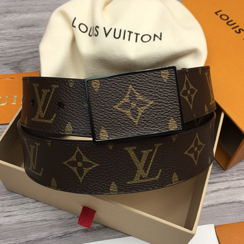 [홍콩명품.LOUIS VUITTON] 루이비통 24SS 로고 모노그램 레더 가죽 벨트 (2컬러), 3.5cm, BT1265, MR, 명품레플리카,인터넷쇼핑몰,남자명품,해외직구