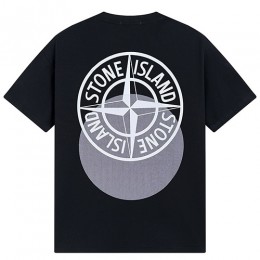 [홍콩명품.Stone Island] 스톤아일랜드 24SS 로고 프린트 반팔 티셔츠 (2컬러), BM15220, ST1, 홍콩명품의류,구매대행,온라인명품