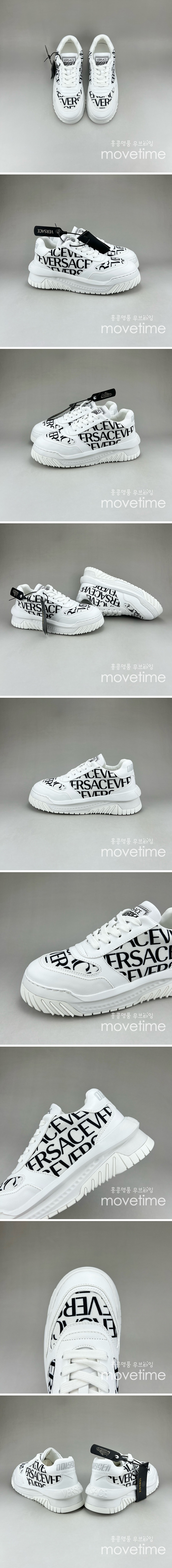 [홍콩명품.VERSACE] 베르사체 24SS 로고 레이어드 스니커즈 운동화 (화이트), SE3892, S3, 명품스니커즈,운동화,구두,로퍼,하이탑,신발