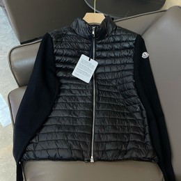 [홍콩명품.MONCLER] 몽클레어 24SS 로고 여성 경량 다운 패딩 가디건 자켓 (블랙), BM15881, KSM, 홍콩명품의류,구매대행,온라인명품