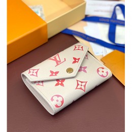 [홍콩명품.LOUIS VUITTON] 루이비통 24SS 로고 여성 반지갑 빅토린 월렛 모노그램 핑크화이트 M83507, BGM3739, BDA, 명품지갑,무브타임쇼핑몰,홍콩명품,사이트,명품쇼핑몰