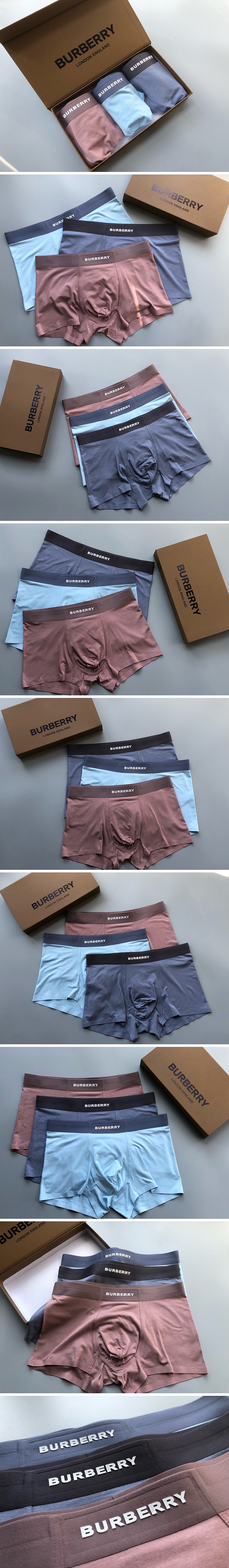 [홍콩명품.Burberry] 버버리 24SS 로고 남성 팬티 드로즈 3종, ET2717, 홍콩명품의류,구매대행,온라인명품