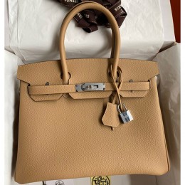 [홍콩명품.Hermes] 에르메스 24SS 로고 Birkin 30cm 토트백 크로스백 (카라멜-은장), BGM3769, H3, 홍콩명품가방,명품쇼핑몰,크로스백,핸드백,구매대행