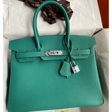 [홍콩명품.Hermes] 에르메스 24SS 로고 Birkin 30cm 토트백 크로스백 (그린-은장), BGM3771, H3, 홍콩명품가방,명품쇼핑몰,크로스백,핸드백,구매대행