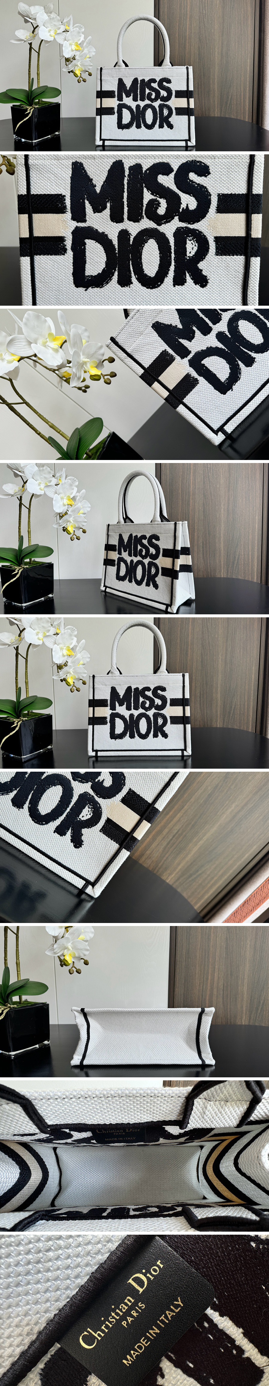 [홍콩명품,Christian Dior] 디올 24SS 로고 MISS DIOR BOOK 핸드백 토트백 (화이트), BGM3825, 홍콩명품가방,명품쇼핑몰,크로스백,핸드백,구매대행