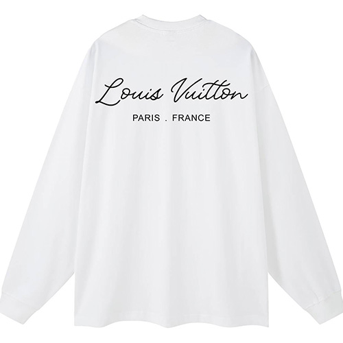 [홍콩명품.LOUIS VUITTON] 루이비통 24SS 로고 그래픽 프린트 긴팔 티셔츠 (2컬러), BM16392, JU, 홍콩명품의류,구매대행,온라인명품