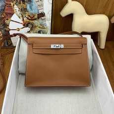 [홍콩명품.Hermes] 에르메스 24SS 로고 kelly Dance 22cm  토트백 크로스백 (브라운-은장), BGM4069, H3, 명품지갑,무브타임쇼핑몰,홍콩명품,사이트,명품쇼핑몰