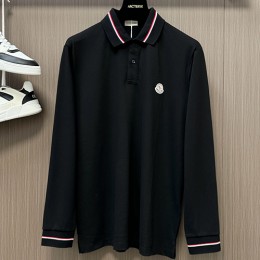 [홍콩명품.MONCLER] 몽클레어 24SS 로고 카라 폴로 긴팔 티셔츠 (3컬러), BM16921, JU, 홍콩명품의류,구매대행,온라인명품