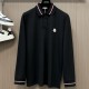 [홍콩명품.MONCLER] 몽클레어 24SS 로고 카라 폴로 긴팔 티셔츠 (3컬러), BM16921, JU, 홍콩명품의류,구매대행,온라인명품