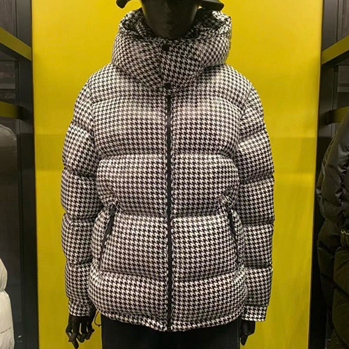 [홍콩명품.MONCLER] 몽클레어 24SS 로고 패턴 FRGMT 콜라보 Socotrine 후드 다운 패딩 자켓, BM17152, JQ, 홍콩명품의류,구매대행,온라인명품