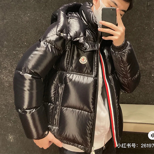 [홍콩명품.MONCLER] 몽클레어 24SS 로고 구스다운 후드 패딩 자켓 (블랙), BM17198, PG, 홍콩명품의류,구매대행,온라인명품