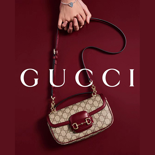 [홍콩명품.Gucci] 구찌 24SS 로고 홀스빗 1955 숄더백 크로스백 815205 (베이지-와인), BGM4191, GU2, 홍콩명품가방,명품쇼핑몰,크로스백,핸드백,구매대행