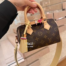 [홍콩명품.LOUIS VUITTON] 루이비통 24SS 로고 모노그램 스피디 반둘리에 18 핸드백 토트백 M46970 (브라운), BGM4295, BDA, 홍콩명품가방,명품쇼핑몰,크로스백,핸드백,구매대행