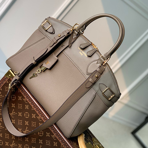 [홍콩명품.LOUIS VUITTON] 루이비통 25SS 로고 락 잇 MM 토트백 브라운 M22927, BGM4371, BDA, 홍콩명품가방,명품쇼핑몰,크로스백,핸드백,구매대행