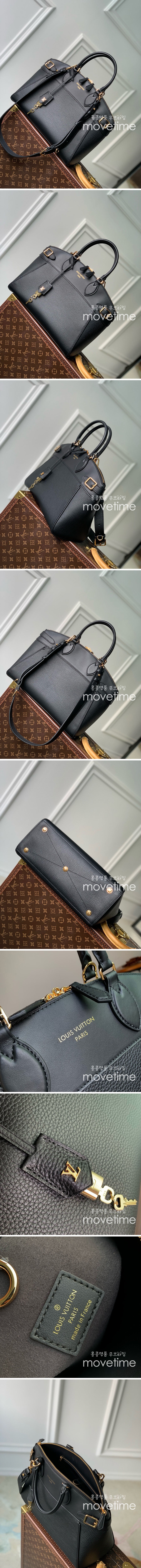 [홍콩명품.LOUIS VUITTON] 루이비통 25SS 로고 락 잇 MM 토트백 블랙 M22914, BGM4373, BDA, 홍콩명품가방,명품쇼핑몰,크로스백,핸드백,구매대행