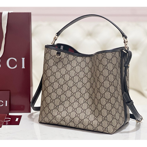 [홍콩명품.Gucci] 구찌 25SS 로고 GG 엠블럼 스몰 숄더백 베이지 다크 브라운 패브릭 815103FAD6L9741, BGM4400, BDA, 홍콩명품가방,명품쇼핑몰,크로스백,핸드백,구매대행