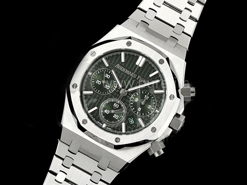 [홍콩명품시계.AUDEMARS PIGUET] 오데마피게 로얄오크 크로노 26240 44mm 그린 다이얼