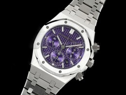 [홍콩명품시계.AUDEMARS PIGUET] 오데마피게 로얄오크 크로노 26240 44mm 퍼플 다이얼