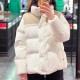 [홍콩명품.MONCLER] 몽클레어 25SS 로고 여성 구스 다운 패딩 자켓 (아이보리), BM18405, PG, 홍콩명품의류,구매대행,온라인명품