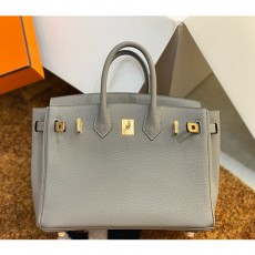 [홍콩명품.Hermes] 에르메스 25SS 로고 Birkin Togo 25 토트백 핸드백 (그레이-금장), BGM4485, H3, 홍콩명품가방,명품쇼핑몰,크로스백,핸드백,구매대행