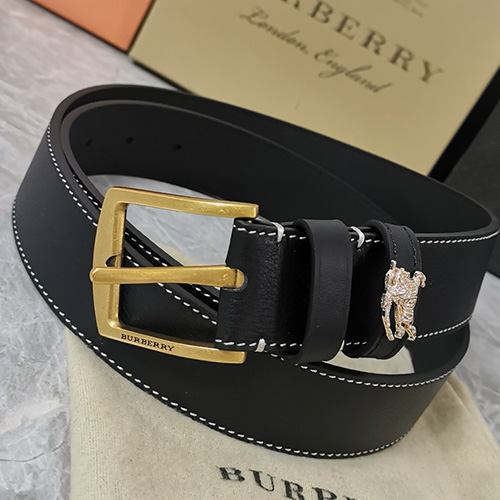 [홍콩명품.Burberry] 버버리 25SS 로고 레더 가죽 벨트 (금장-블랙), 3.5cm, BT1365, BE, 명품레플리카,인터넷쇼핑몰,남자명품,해외직구