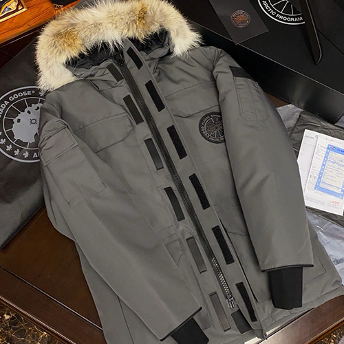 [홍콩명품.CANADA GOOSE] 캐나다구스 25SS 로고 폭스퍼 다운 패딩 파카 자켓 (2컬러), BM19094, S1F, 홍콩명품의류,구매대행,온라인명품