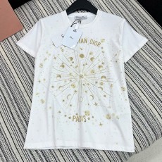 [홍콩명품,Christian Dior] 디올 25SS 로고 장식 여성 반팔 티셔츠 (화이트), BM19192, TBG, 홍콩명품의류,구매대행,온라인명품