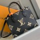 [홍콩명품.LOUIS VUITTON] 루이비통 25SS 로고 모노그램 앙프렝뜨 온더고 PM 블랙 베이지 토트백 M45659, BGM4597, BDA, 홍콩명품가방,명품쇼핑몰,크로스백,핸드백,구매대행