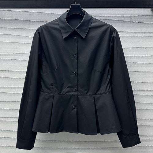 [홍콩명품,Christian Dior] 디올 25SS 로고 여성 블라우스 셔츠 (2컬러), BM19372, TBG, 홍콩명품의류,구매대행,온라인명품