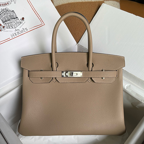 [홍콩명품.Hermes] 에르메스 25SS 로고 Birkin 30 토트백 핸드백 (브라운-은장), BGM4612, BDA, 홍콩명품가방,명품쇼핑몰,크로스백,핸드백,구매대행