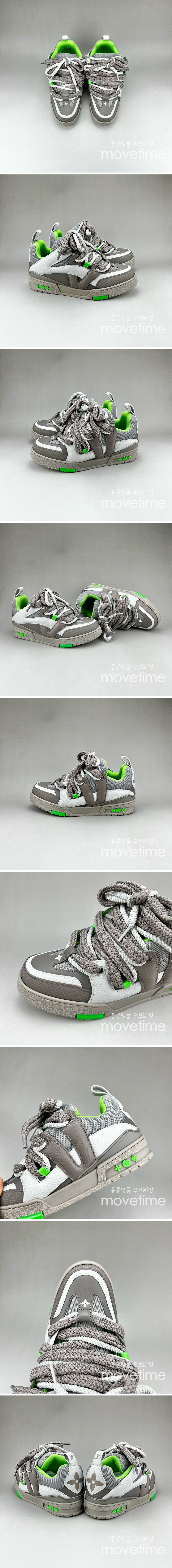 [홍콩명품.LOUIS VUITTON] 루이비통 25SS 로고 남여 SKATE 스니커즈 운동화 (그레이), SE4625, S3, 명품스니커즈,운동화,구두,로퍼,하이탑,신발