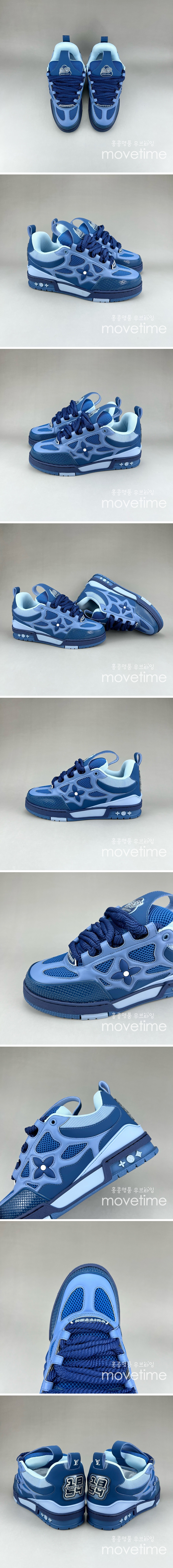 [홍콩명품.LOUIS VUITTON] 루이비통 25SS 로고 SKATE 스니커즈 운동화 (블루), SE4626, S3, 명품스니커즈,운동화,구두,로퍼,하이탑,신발