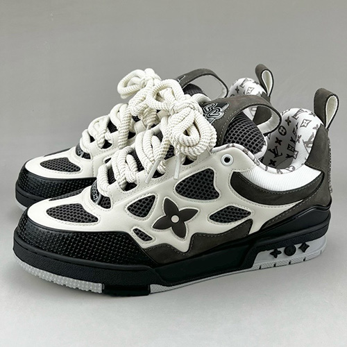 [홍콩명품.LOUIS VUITTON] 루이비통 25SS 로고 남여 SKATE 스니커즈 운동화 (블랙-화이트), SE4631, S3, 명품스니커즈,운동화,구두,로퍼,하이탑,신발