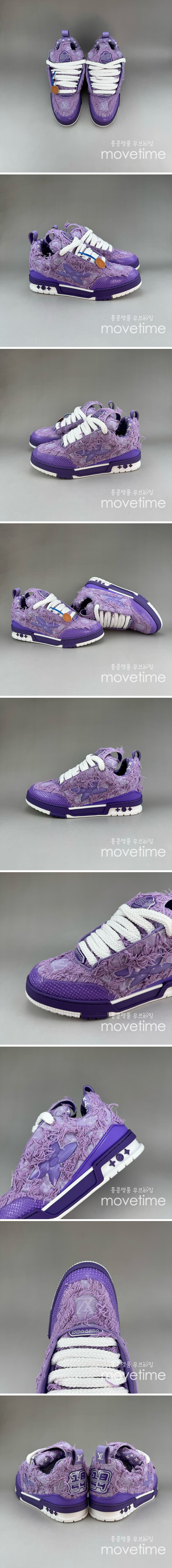 [홍콩명품.LOUIS VUITTON] 루이비통 25SS 로고 SKATE 스니커즈 운동화 (퍼플), SE4638, S3, 명품스니커즈,운동화,구두,로퍼,하이탑,신발