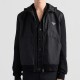 [홍콩명품,PRADA] 프라다 25SS 삼각로고 나일론 레이어드 후드 봄버 자켓 (블랙), BM19626, KB, 홍콩명품의류,구매대행,온라인명품
