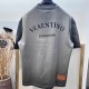 [홍콩명품.Valentino] 발렌티노 25SS 로고 프린트 워싱 반팔 티셔츠 (그레이), BM19705, YS, 홍콩명품의류,구매대행,온라인명품
