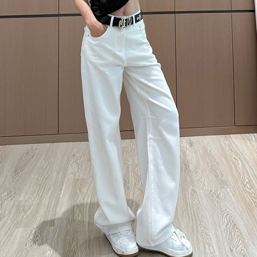 [홍콩명품.Chrome Hearts] 크롬하츠 25SS 로고 여성 오버핏 데님 팬츠 진 청바지 (2컬러), BM19745, TBG, 홍콩명품의류,구매대행,온라인명품