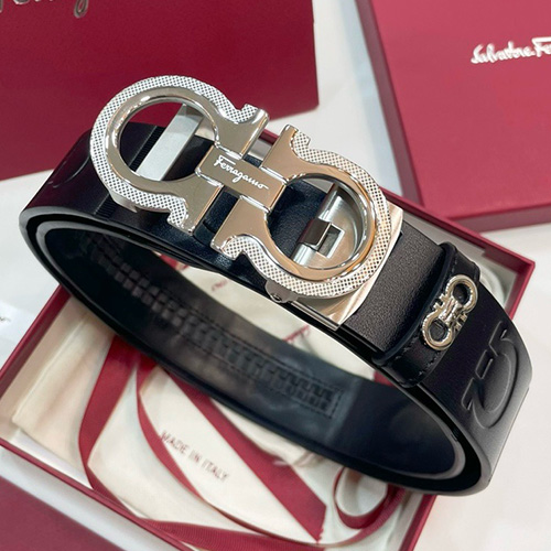 [홍콩명품.FERRAGAMO] 페레가모 25SS 로고 간치니 레더 가죽 자동 벨트 (2컬러), 3.5cm, BT1411, BRB, 명품레플리카,인터넷쇼핑몰,남자명품,해외직구