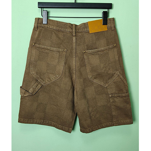 [홍콩명품.LOUIS VUITTON] 루이비통 25SS 로고 다미에 데님 쇼츠 반바지 (2컬러), BM19908, JL, 홍콩명품의류,구매대행,온라인명품