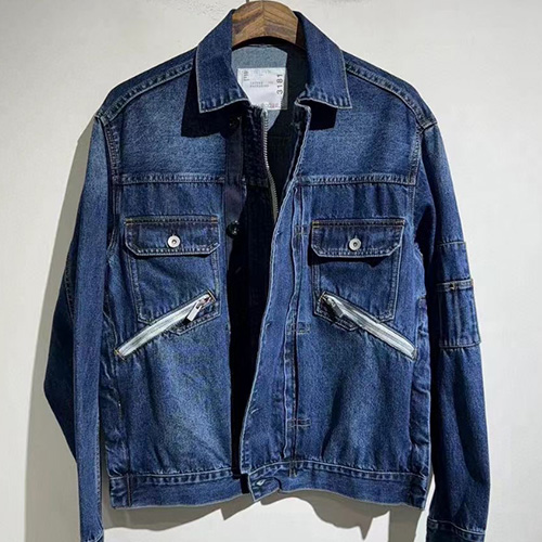 [홍콩명품,SACAI] 사카이 25SS 로고 데님 자켓, BM20111, X2, 홍콩명품의류,구매대행,온라인명품