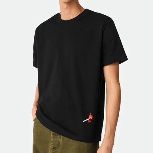 [홍콩명품.BOTTEGA VENETA] 보테가베네타 25SS 로고 자수 반팔 티셔츠 (2컬러), BM20119, KB, 홍콩명품의류,구매대행,온라인명품