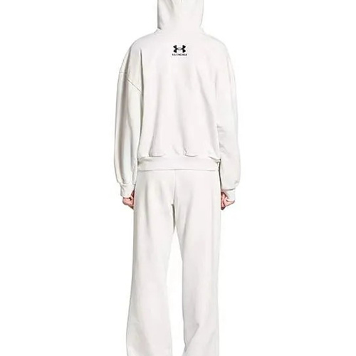 [홍콩명품.BALENCIAGA] 발렌시아가 25SS 로고 언더아머 콜로보 후드 집업 자켓 + 팬츠 바지 상하의 세트 (화이트), BM20141, KB, 홍콩명품의류,구매대행,온라인명품