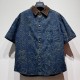 [홍콩명품.LOUIS VUITTON] 루이비통 25SS 로고 모노그램 데님 반팔 남방 셔츠 + 데님 쇼츠 반바지 상하의 세트, BM20149, KB, 홍콩명품의류,구매대행,온라인명품